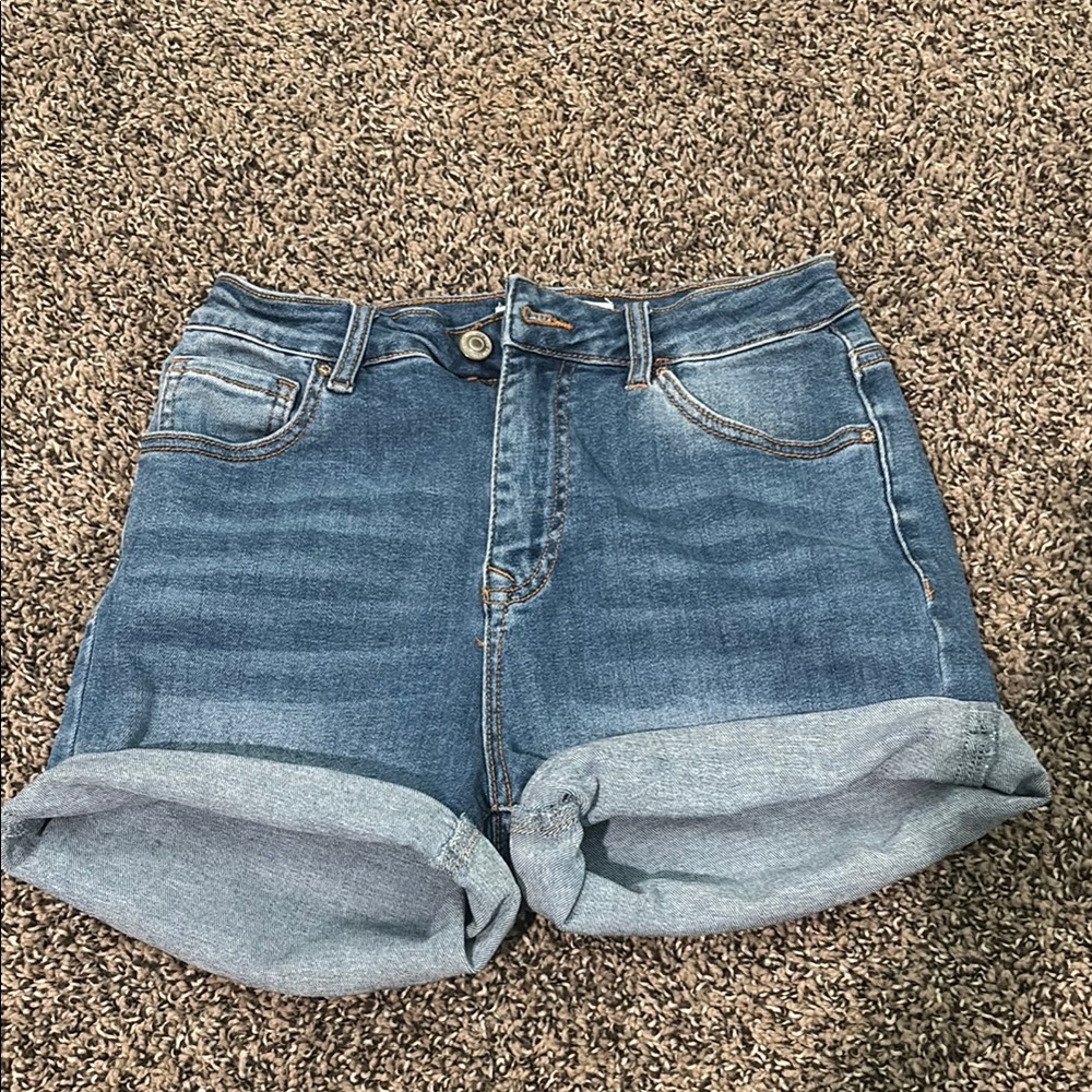Old Navy Blue Jean Shorts with Distressed Hem